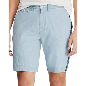 POLO RALPH LAUREN  CLASSIC FIT MEN'S  9"‎ CHAMBRAY SHORT SIZE 35
